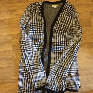 Houndstooth cardigan